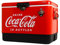 Koolatron Cooler Box 51L Air Tight Leak-Proof Mini Ice Boxes Large Enough for 85 Cans Retro Insulated Ice Chest Small Cool Box for Drinks Food Drybox Cooler for Camping Hiking Fishing Picnic Red