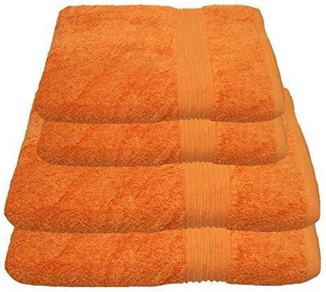 Julie Julsen Handtuch Set 2X Duschtuch 2X Handtuch Orange/in 23 Farben erhältlich weich und saugstark