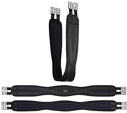 Equinate Sattelgurt Amigo ohne Elastik mit Memory Foam anatomisch Langgurt 140cm