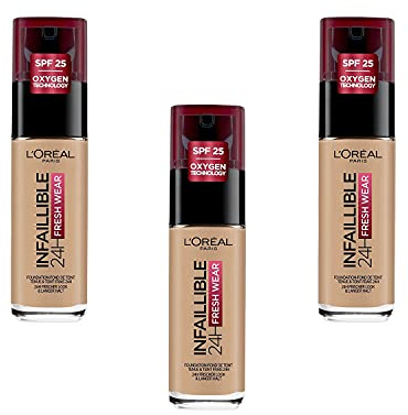 L'OREAL PARIS Infaillible 32H Fresh Wear Foundation SPF25 No.220 Sand (30 ml)