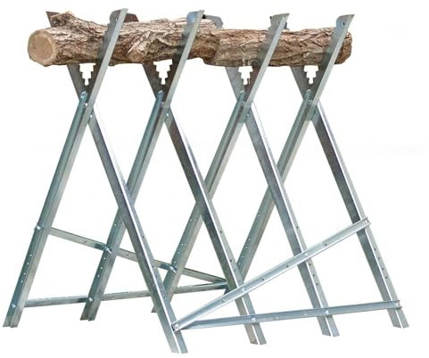 Chevalet de sciage pliable en acier