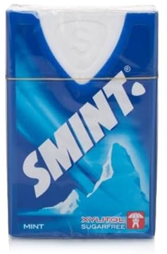 Smints Box of Sugar Free Mints Sweets XXL Papermint Tins Best Sugar Free Mints With Fresh Mints for Bad Breath Smints Mints Peppermint 40 Pastilles Sweet (Pack of 24)