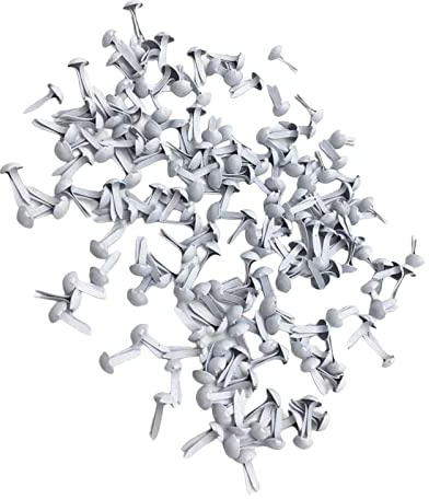 200 Stück Mini-Brads Papierverschlüsse Eisen Dekoration für Scrapbook Kunst Handwerk