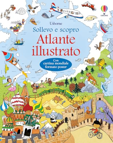 Atlante illustrato. Ediz. a colori. Con Carta geografica ripiegata