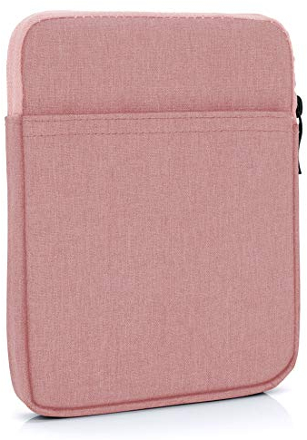 MyGadget Pochette Nylon pour Tablette jusqu'à 10 Pouces - Protection pour 25,5 x 17,5 cm - ex. iPad 9,7 inch, Samsung Galaxy Tab S3 - Rose