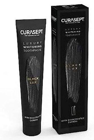 Curasept Luxury Whitening - Black Lux Whitening Gel Dentifricio, 75ml