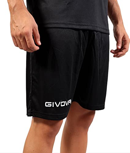 GIVOVA Pantaloncino Capo Interlock Nero Tg. XL