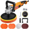 HYCHIKA Poliermaschine mit Polierkissen, Auto Detaillierungsmaschine, variable 6-Gang-Kontrolle, Motor aus reinem Kupfer, geräuscharm für Auto, Sofa, Schrank, Fliesenboden (Teile enthalten)