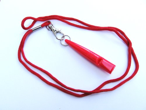 Acme 210.5 Dog Whistle - Red with lanyard