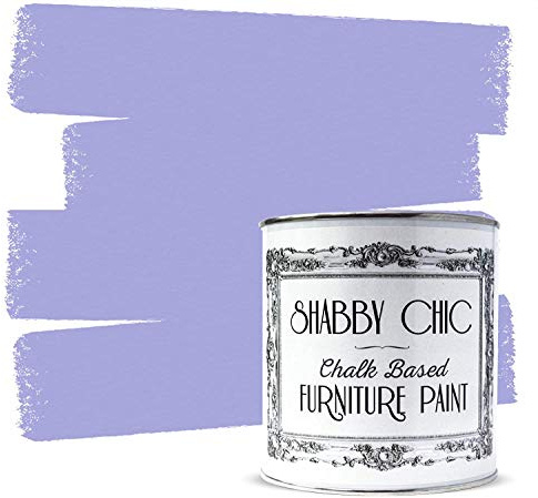 Shabby Chic Chalk Based Furniture Paint, Scottish Heather - 1 L | Distressed Matt Finish for Furniture, Home Decor or DIY Projects | Interior & Exterior | Non-Sand, Suitable for Wood, Plastic & Metal