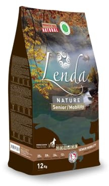 Lenda Senior Mobility 12 kg - Pienso para Perros Senior o Adultos con Dolores Articulares - Pienso Hipoalergenico Rico en Pavo - Comida para Perros Mayores Natural y bajo en Cereales