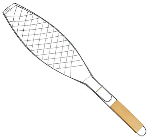 Wopohy Panier de Gril de Poisson, Gril de Poisson rôtissoire de Poisson Panier de Gril de Barbecue pour Les légumes crevettes de Poisson