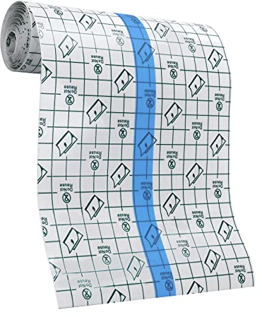 Molain 1 Rolle Tattoo Aftercare Wasserdichte Bandage Transparent Hautschutzband Zweite Haut Heilung Schützende Klare Klebebandagen Tattoo Bandage Rolle Wunde Wasserabweisend (Klar)