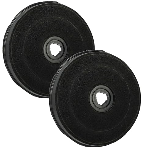 vhbw 2x Filtre à charbon actif compatible avec Zanussi ZHT 630 W - 942490000/00, ZHT610W - GZD 0160, ZHT610X - GZD 0160 hotte de cuisine