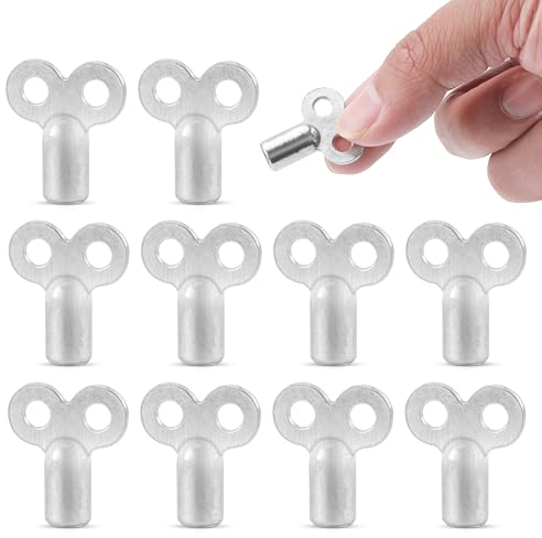 10 Stück Heizung Entlüftungsventil Heizkörper Entlüftungsventil Heizkörperentlüfter Schlüssel Heizung Schlüssel Heizung Entlüftungsschlüssel für Heizkörper