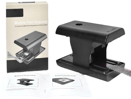 Smartphone Film Scanner per Digitalizza Diapositive 35mm e Negativi Rapidamente Utilizzando Dispositivo Mobile Slide Scanner Antiurto ABS Film Reader