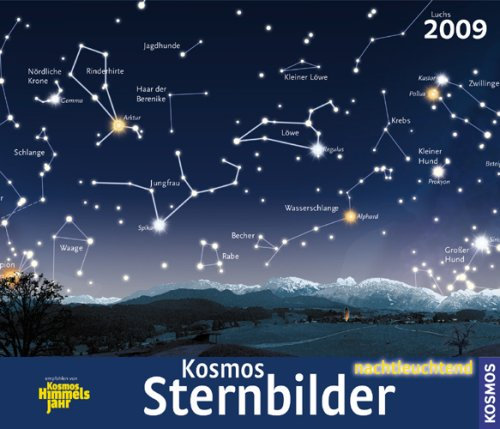 Kosmos Sternbilder nachtleuchtend 2009