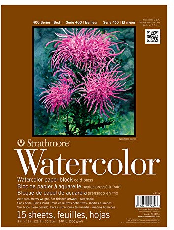 Strathmore 400 Watercolor Block 9X12