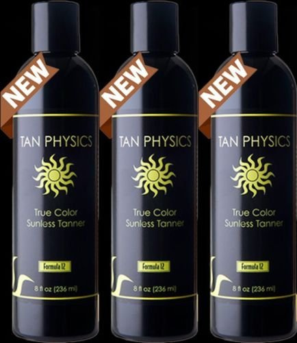 Tan Physics True Color Sunless Tanner, Pack of 3