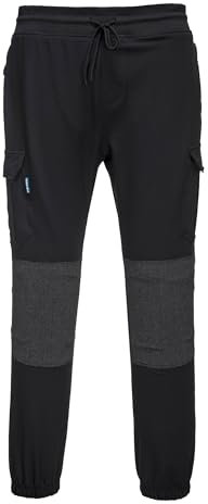 Portwest Pantalon Flexi KX3, Couleur: Noir, Taille: XXXL, T803BKRXXXL