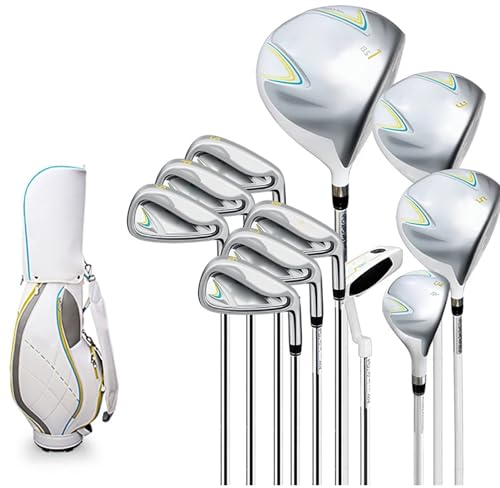 Neues Damen-Golfschläger-Set, komplette Golfschläger for Damen, Titanlegierung, Damen-Anfängerübung, 11 Schläger + 1 Balltasche