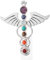 CORHAD Engel Kristallverzierungen Meditationskristalle Wächter-Ornament Edelsteinstäbe Sechseckiges Kristalldekor Kristallsäulenverzierung Engel sechseckige Säule Kristallstein Weiß