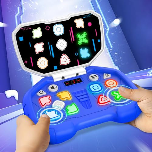 Schnelles Push-Puzzlespiel für Kinder im Alter von 3–12 Jahren,leuchtendes Denk-und Gedächtnisspiel mit 4 Modi und LED-Bildschirm,tragbares Pop-Zappelspielzeug Geburtstag