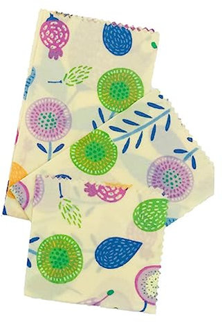 KICHOUSE Beeswax Food Preservation Cloths Reusable Wraps Natural Sandwich Wraps Household Products