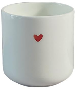 PRETYZOOM Ceramic Coffee Cup 180ml – Non-Slip Ergonomic Grip for Comfortable Holding, Compact 2.68in Size for Desk & Home Use – for Women, Couples, Office, Tea Time, Valentine’s Day