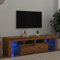 LAPOOH TV-Schrank mit LED Artisan-Eiche 120x35x40 cm Holzwerkstoff, TV Lowboard, Fernsehschrank, Fernsehtisch, Fernseher Schrank, TV Sideboard, TV Board, TV Cabinet, TV Bank, TV Kommode - 856314