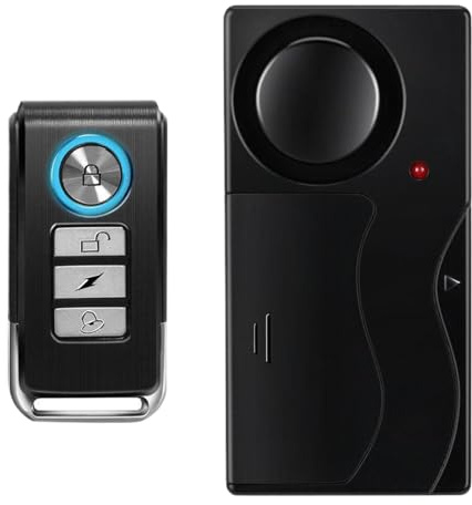 Bil anti-stöld larm, vibrationslarmsystem, automatisk säkerhetssensor med trådlös och enkel installation design för maximalt fordonsskydd och förebyggande, 1 st
