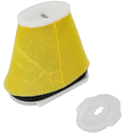 Kit filtro aria per moto, supporto gabbia filtro aria per moto Giallo