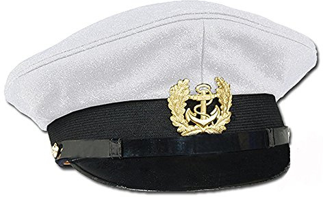 Mil-Tec Unisex Marine Visier, White Navy, 58 EU
