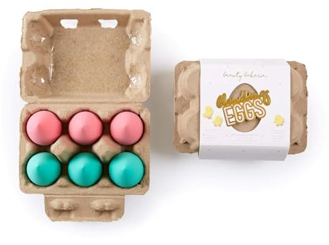 Beauty Bakerie Blending Egg Beauty Sponge Cosmetic Face Make up Blender Sponge Applicator for Powder, Liquid, Foundation, Concealer and Blending, Latex Free 6 Pack Set, Pink/Turquoise