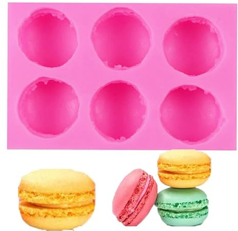 RTSP Cake Silicone Fondant Mould Macaron Shaped Silicone Fondant Chocolate Cake Decoration Baking Mold