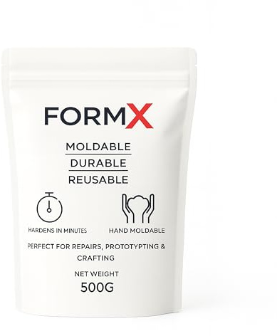 Morphits ThermoPlastic BioPlastic Polymorph 500g - Facile à utiliser, non toxique, multi-application, réutilisable à l'infini