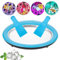 Fozuanei Eiscreme Maker, DIY Handcraft, Edelstahl, Lebensmittelqualität, Roll Eismaschine, Eisplatte mit 2 Spateln, Frozen Yoghurt, Sorbet, Eiscreme, Blau, Manuell, Wasserpflege