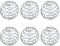 JTKREW 6 shakers en acier inoxydable pour boissons mélangées,shakers protéinés en acier inoxydable pour boissons mélangées de protéines, boules de mélange de protéines