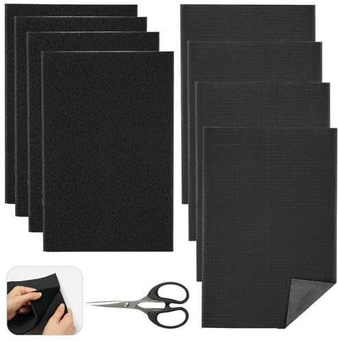 Celepoir 4 Pairs Sew on Hook and Loop, 20 x 30cm Hook and Loop