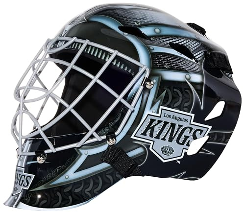 Franklin Sports LA Kings NHL Hockey Goalie Face Mask - Goalie Mask for Kids Street Hockey - Youth NHL Team Masks for Kids
