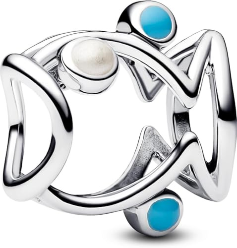 Pandora Moments 793819C01 - Ciondolo a forma di pesce aperto, in argento Sterling