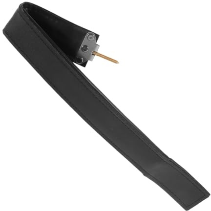 WEKADRIN Sangle de Basse pour Accordéon Gaucher en Cuir Ceinture D’Accordéon Réglable 56 CM Minimum Accessoire Accordéon Main Gauche Compatible 120 Basses Robuste et Confortable