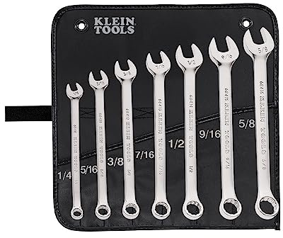 KLEIN TOOLS 68400 Combination Wrench Set, 7-Piece