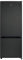CHIQ Réfrigérateur congélateur FBM205L42-205L (153 + 52),Classe énergétique E, 39 dB, Acier noir, Low frost, Portes réversibles