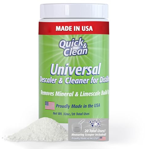 Quick & Clean Universal Descaler - 2lbs - Made in the USA - Granule Descaling Powder for Distilling Machines & More - Removes Mineral & Limescale Build Up