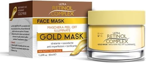 Ultra Retinol Complex Maschera Viso Peel Off Illuminante Gold Mask, 50 ml