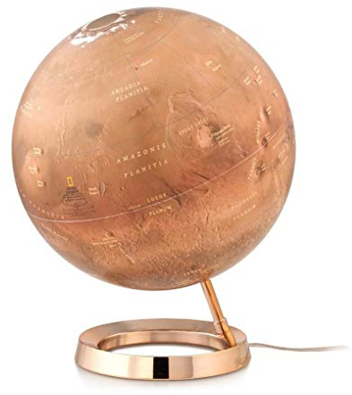 Red Planet: Naional Geographic Planet Mars: Globus Planet Mars (Himmel und Planeten)