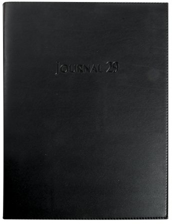 Exacompta 294121E - Agenda de bureau Journal 29-1 Barbara - 21 x 29,7 cm - 1 jour par page - 3 à 6 utilisateurs - Janvier à décembre 2026 - Coloris noir