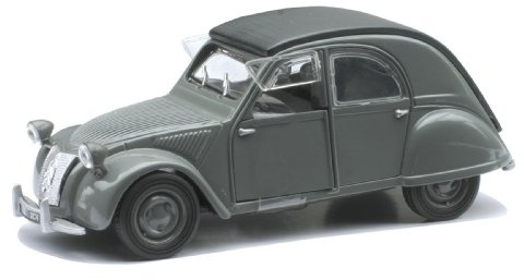 New Ray - 50893 - Véhicule Miniature - Voiture - Citroën 2 CV 1952 Die Cast Roues Libres, Gris