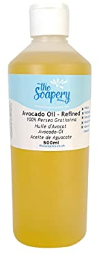 Avocado-Öl - 500ml verfeinert kosmetische Qualität für Massage, Aromatherapie, Seife und natürliche Hautpflege